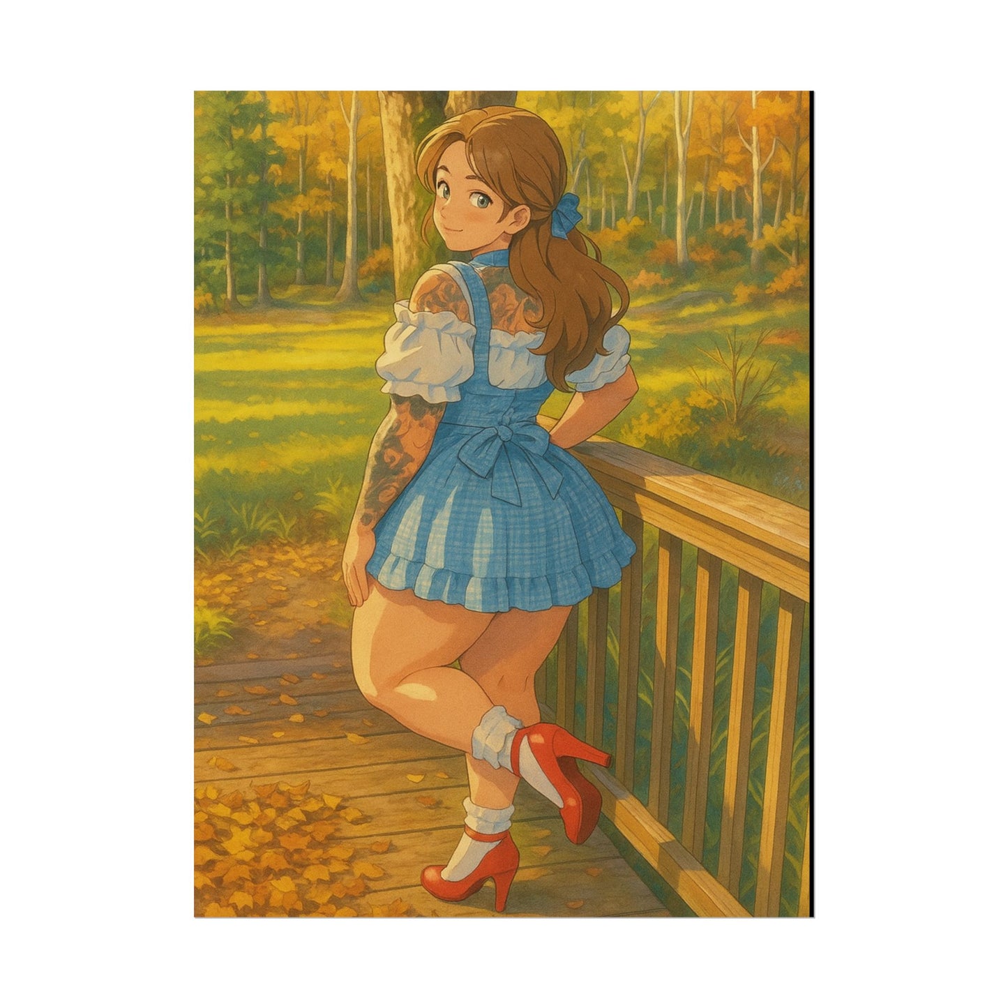 Loco Fits Anime Girls 'Oh My Dorothy' Poster