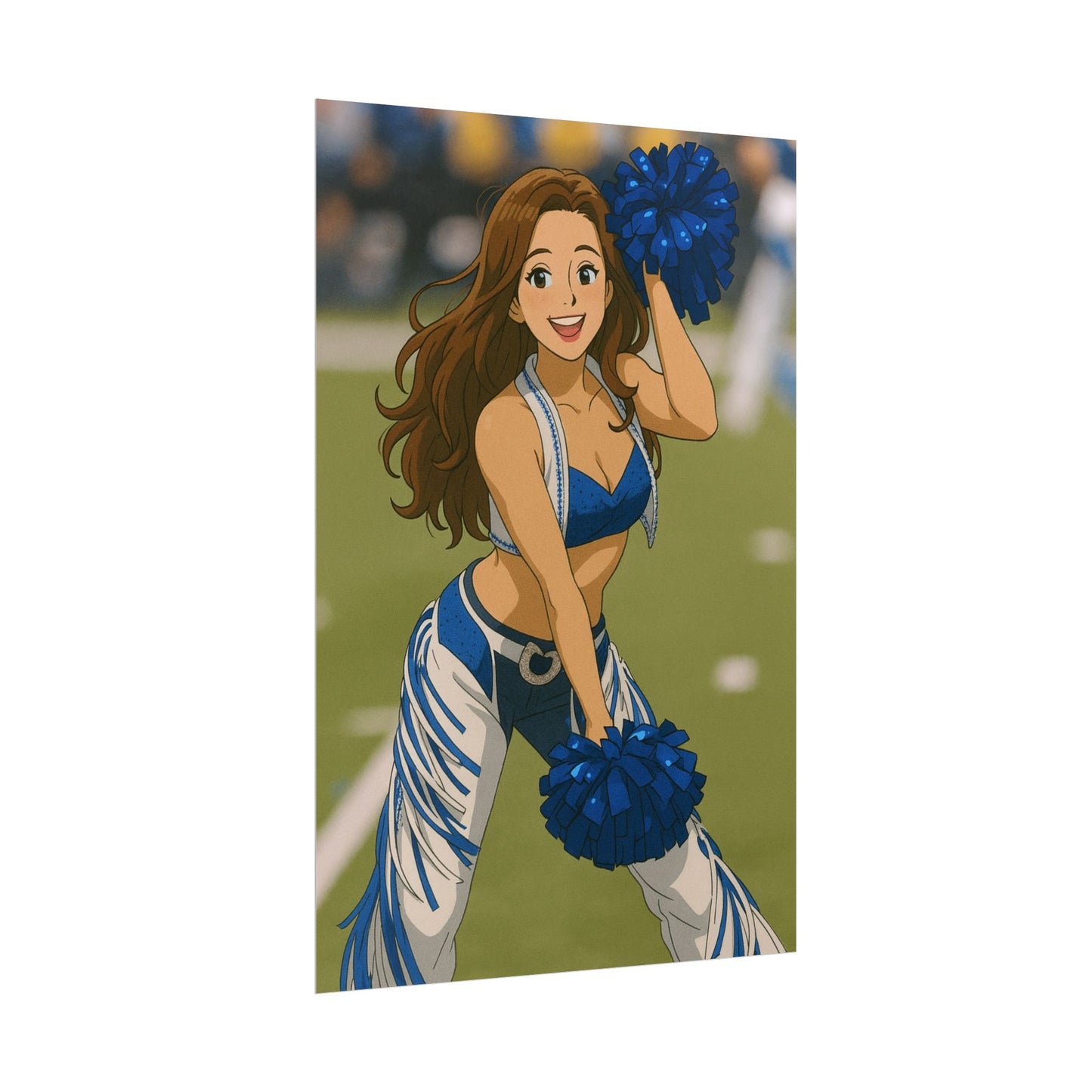 Loco Fits Anime Girls 'Colts Cheerleader On-Field 3' Poster