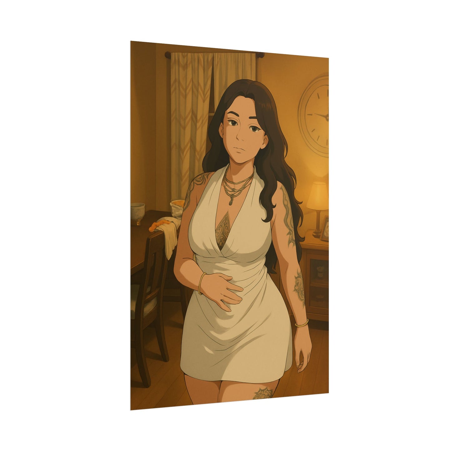 Loco Fits Anime Girls 'Lovely Dinner Date' Poster