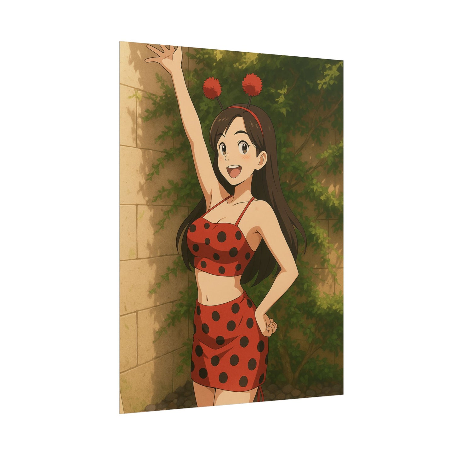 Loco Fits Anime Girls 'Lady Bug' Poster