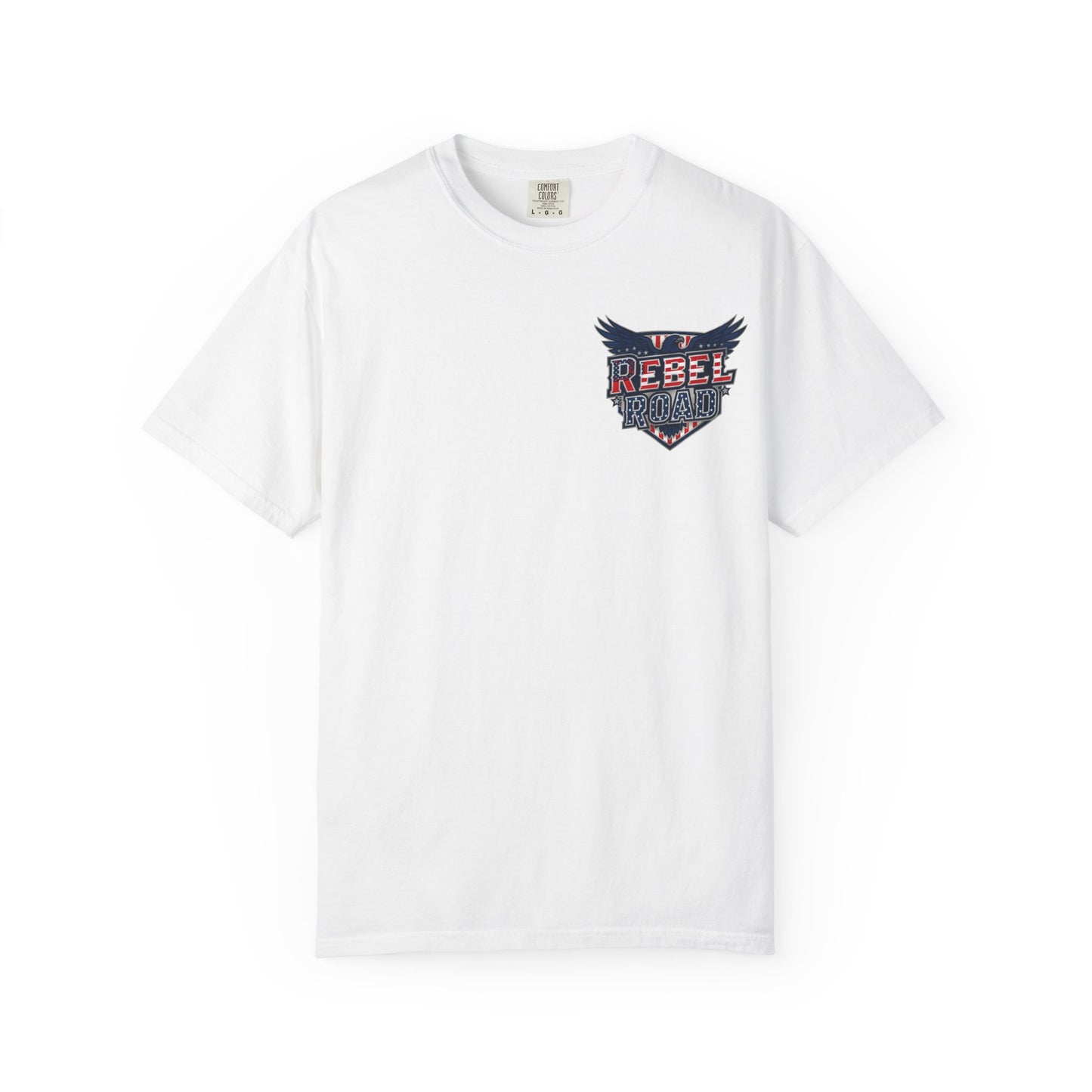 "Rebel Road" American Dream Pocket Logo Graphic Tee