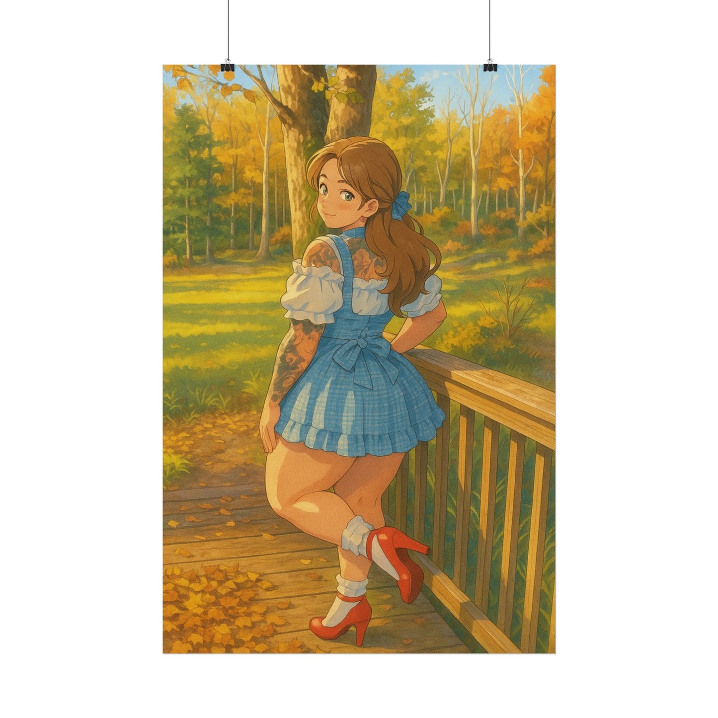 Loco Fits Anime Girls 'Oh My Dorothy' Poster