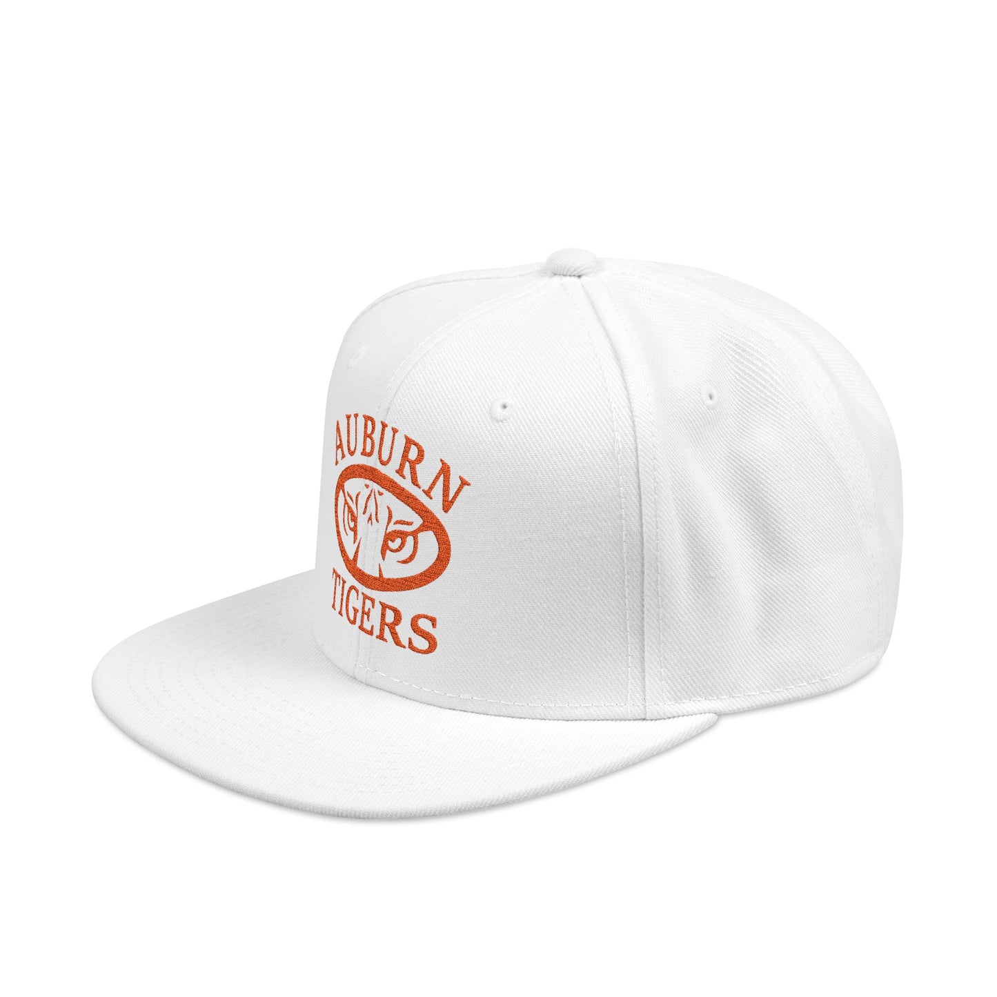 'Auburn Tiger Orange' Logo Snapback