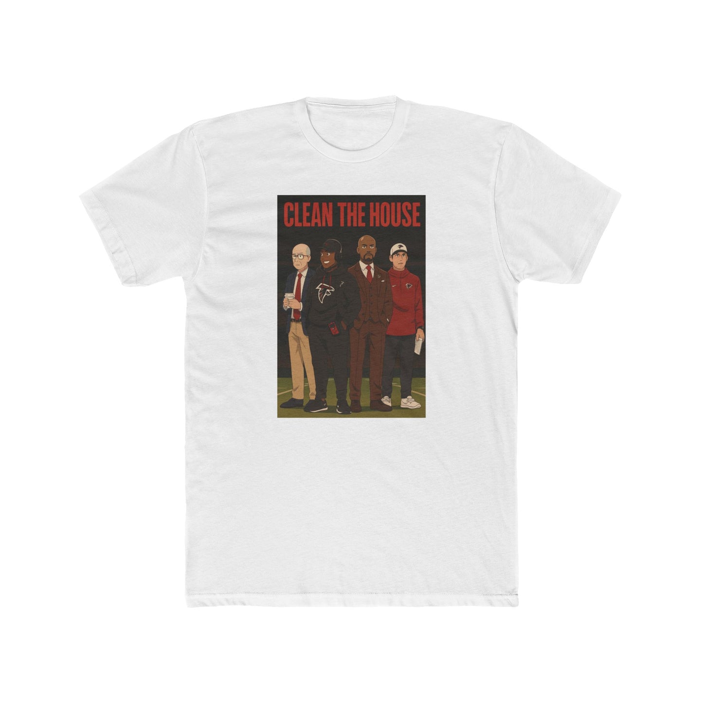 Anime Football 'Clean the House' Cotton Crew Tee