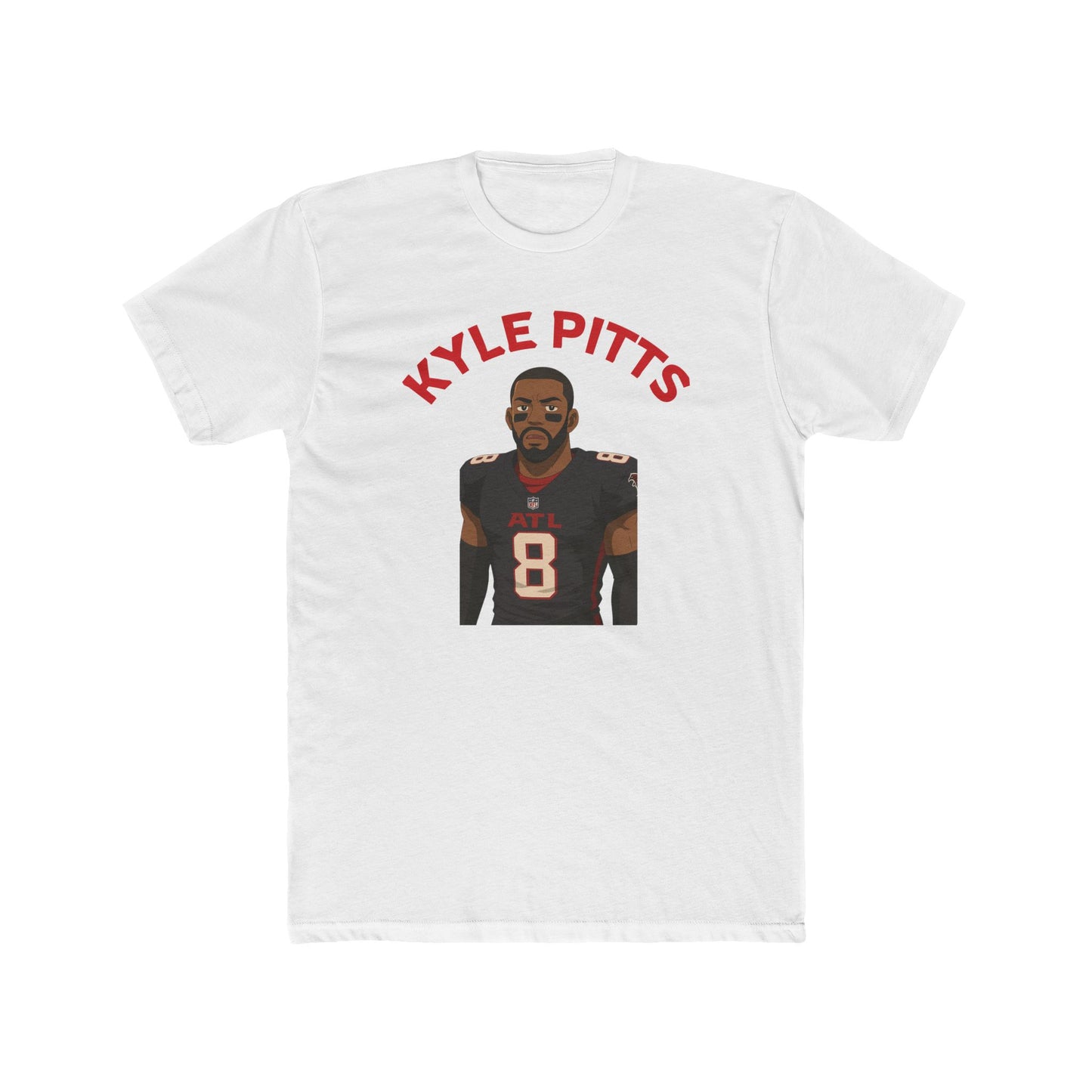 Anime Football 'Kyle Pitts' Cotton Crew Tee