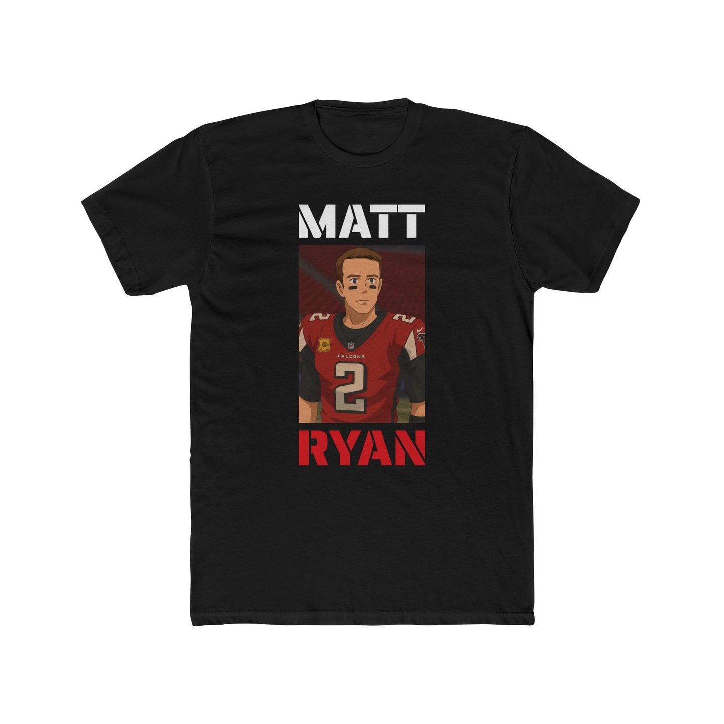 Anime Football 'Matt Ryan' Cotton Crew Tee 2