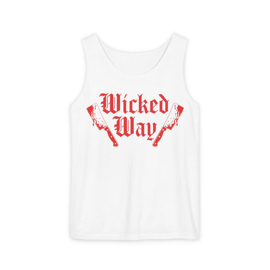 Double Butcher Knives "Wicked Way" Tank Top