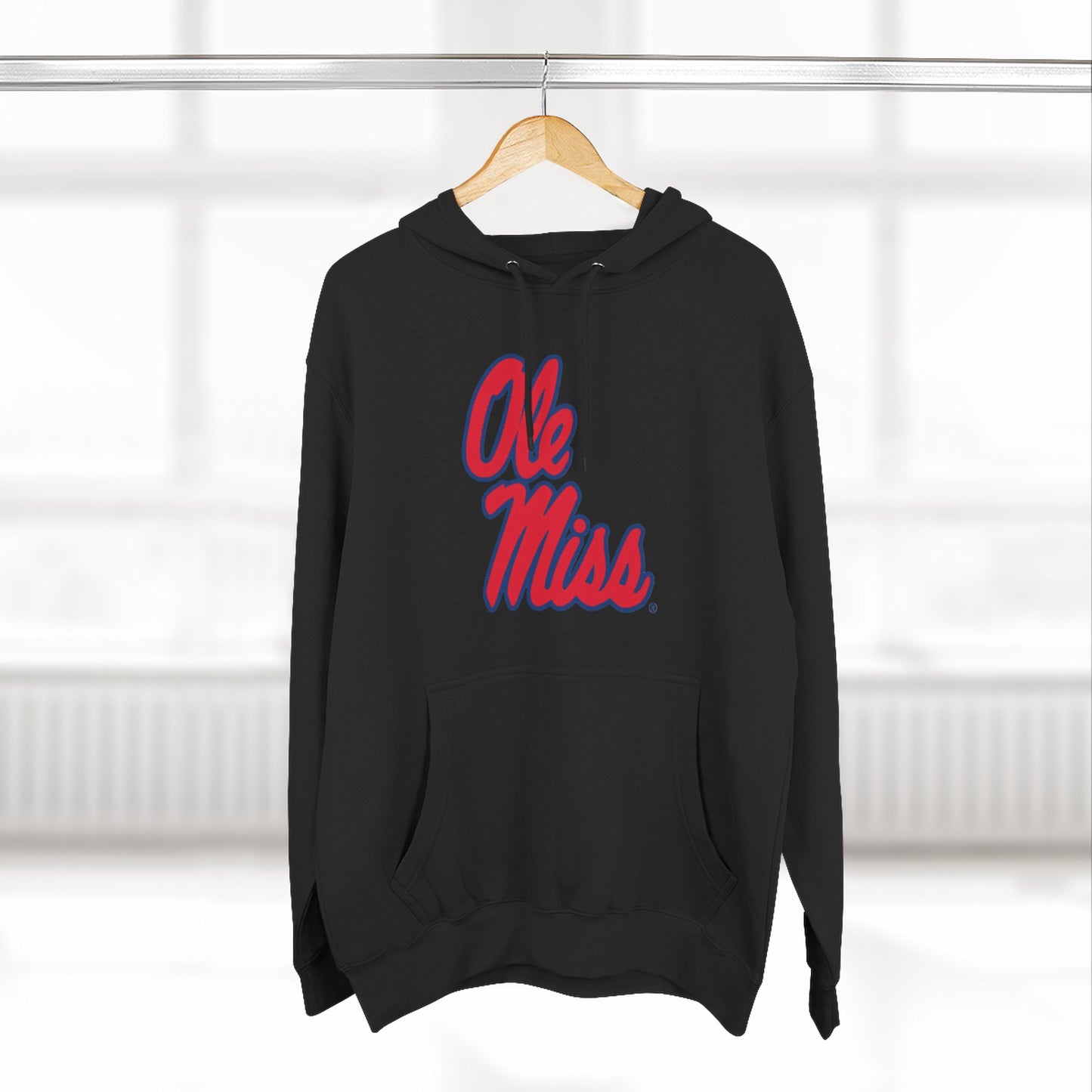 'Ole Miss Script' Three-Panel Fleece Hoodie