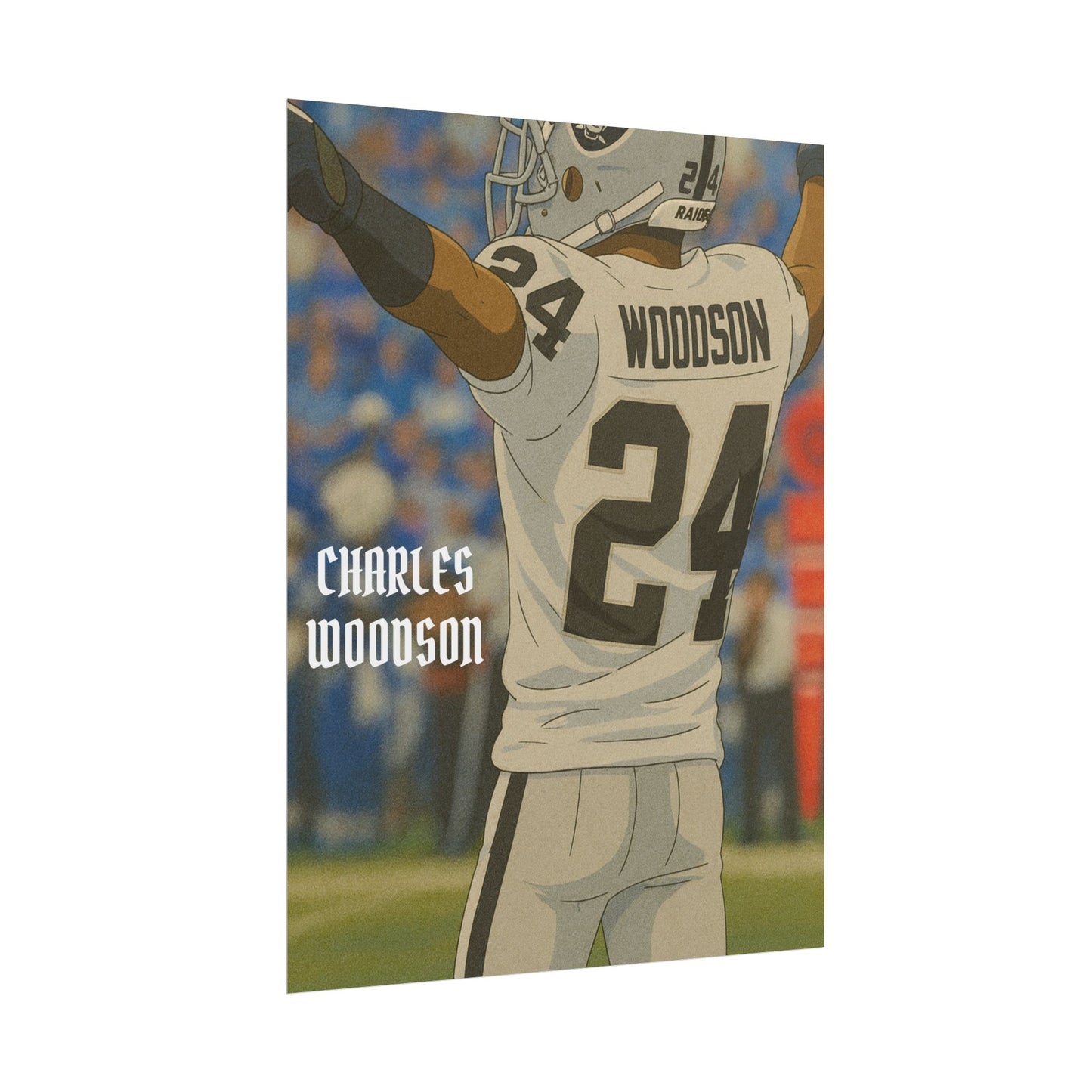 Loco Fits Anime Football 'Charles Woodson' Poster