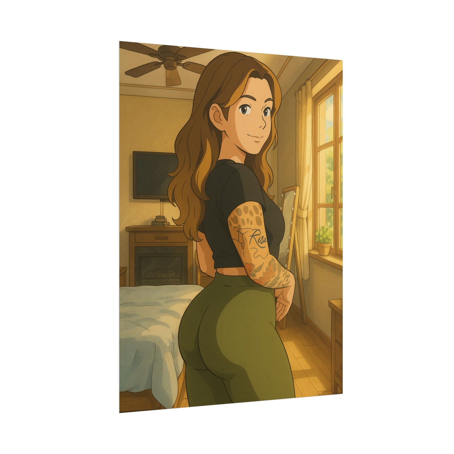 Loco Fits Anime Girls 'Rise & Shine' Poster