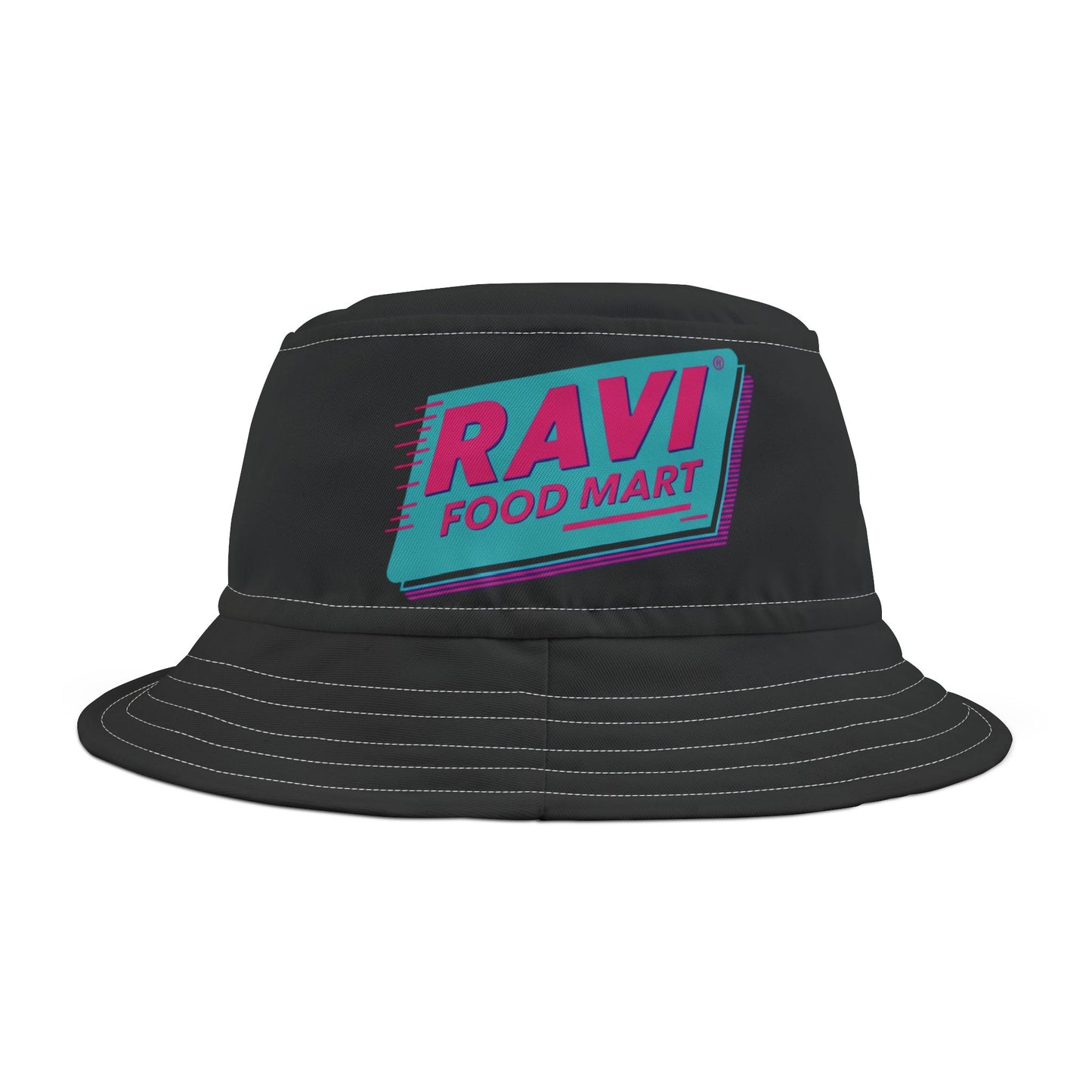 Ravi Food Mart Black Bucket Hat