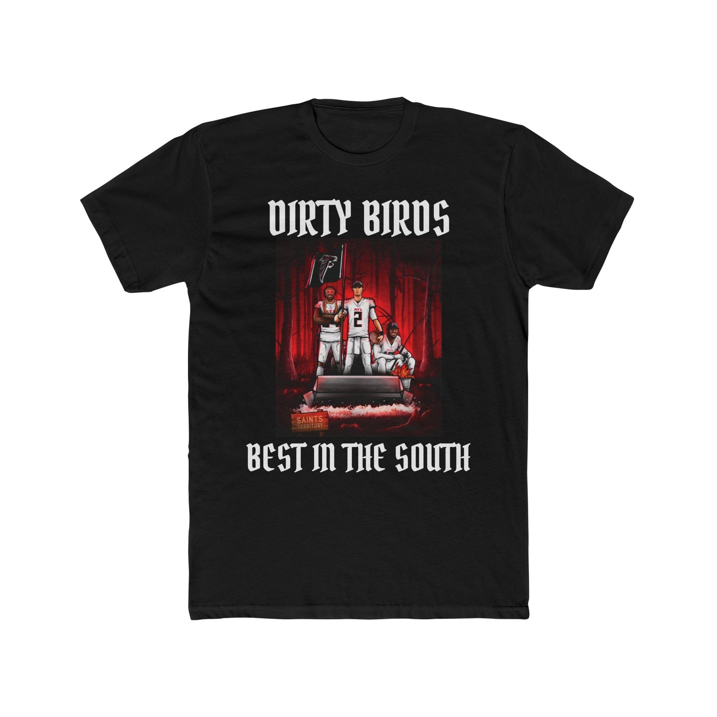 'Dirty Birds Best in the South' Cotton Crew Tee