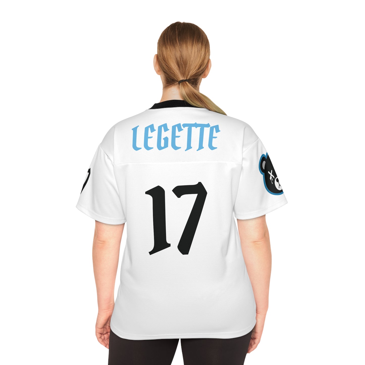 "Wicked Way" #17 Legette Deady Bears Football Jersey