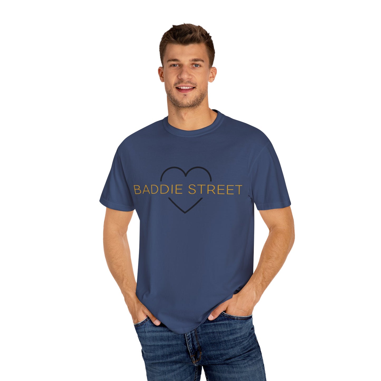 "Baddie Street" Classy Heart Gold Multi Color Option T-Shirt