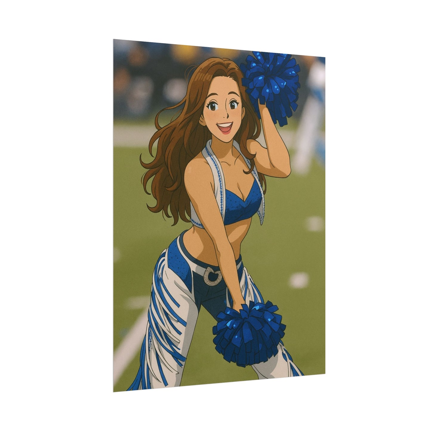 Loco Fits Anime Girls 'Colts Cheerleader On-Field 3' Poster