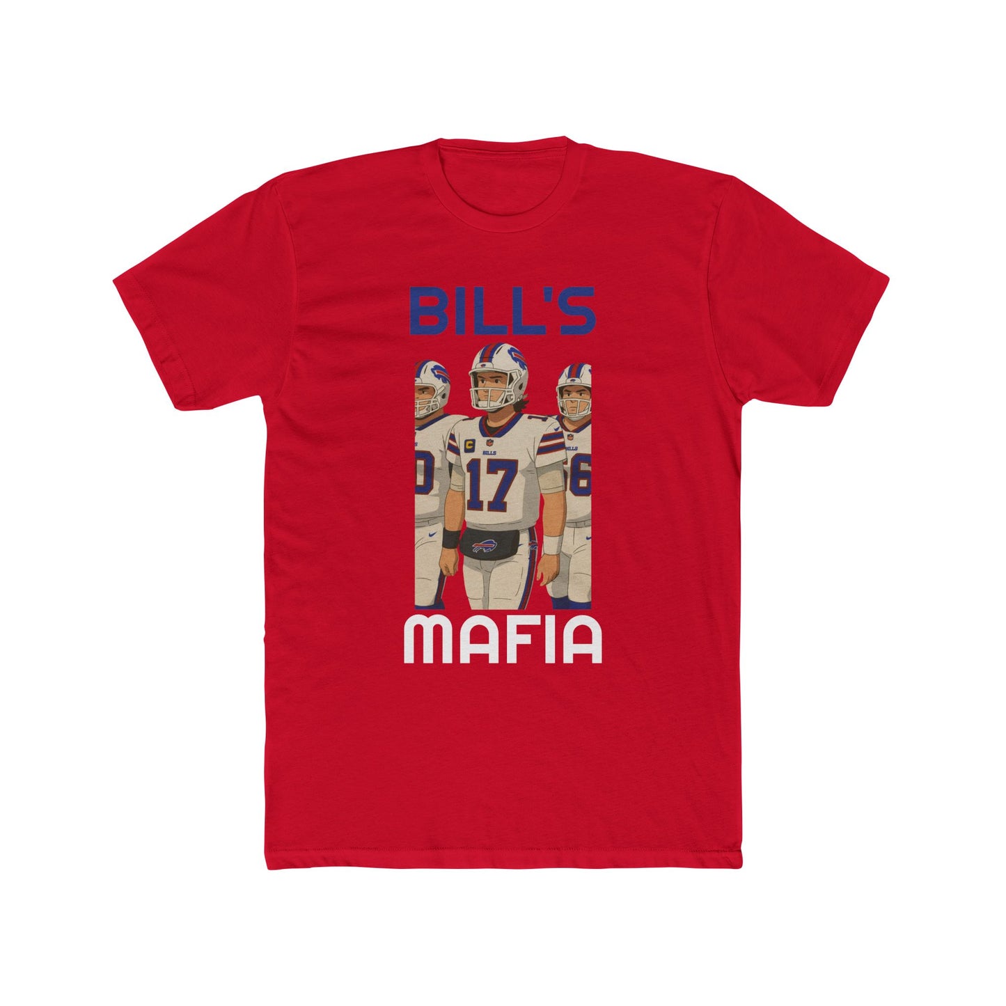 Anime Football 'Bill's Mafia' Cotton Crew Tee