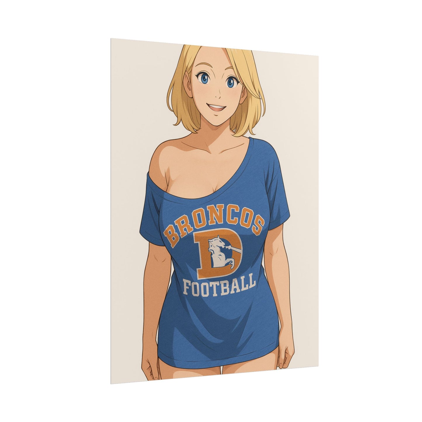 Poster Print - Anime Football Girls