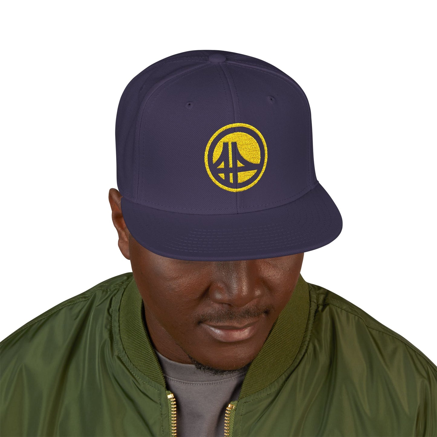 Loco Fits "NBA Warriors Bridge Concept Logo" Snapback (Embroidery)