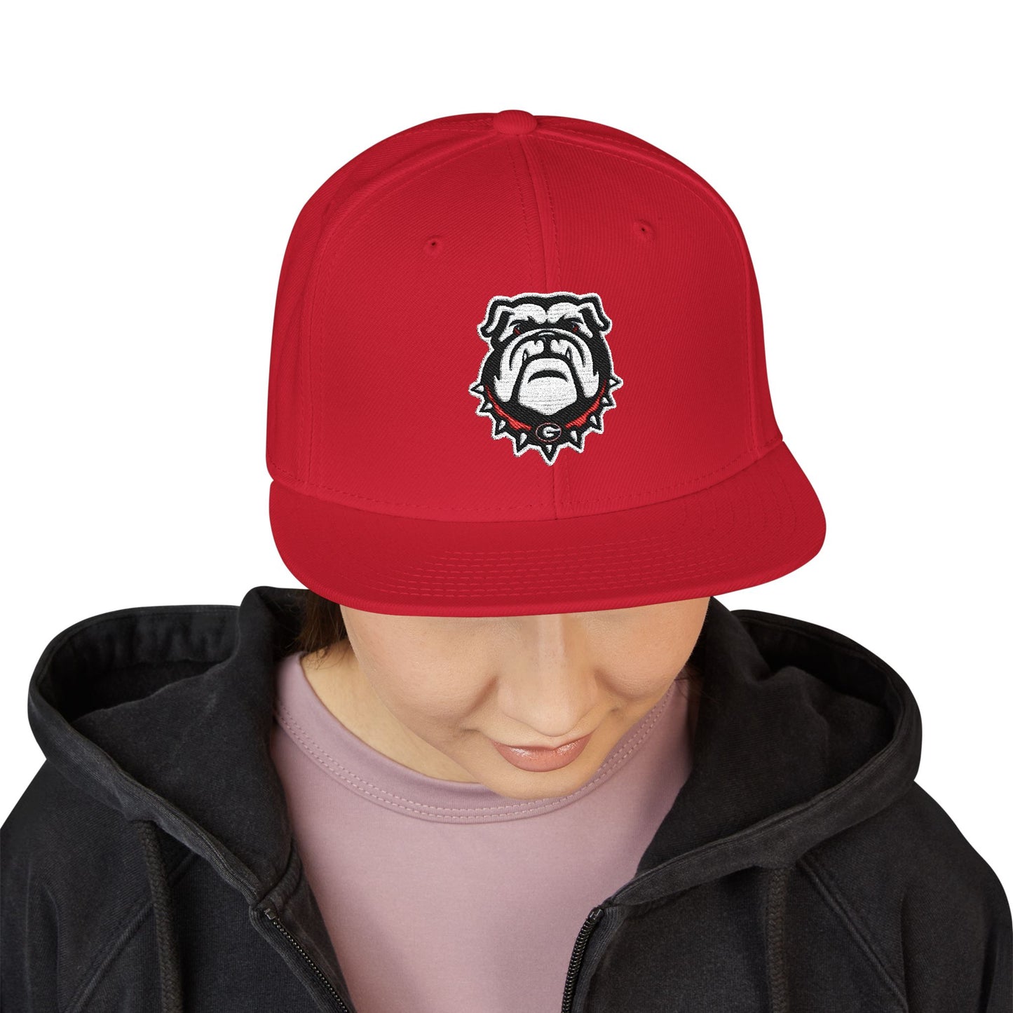 'Georgia Bulldog Head' Logo Snapback