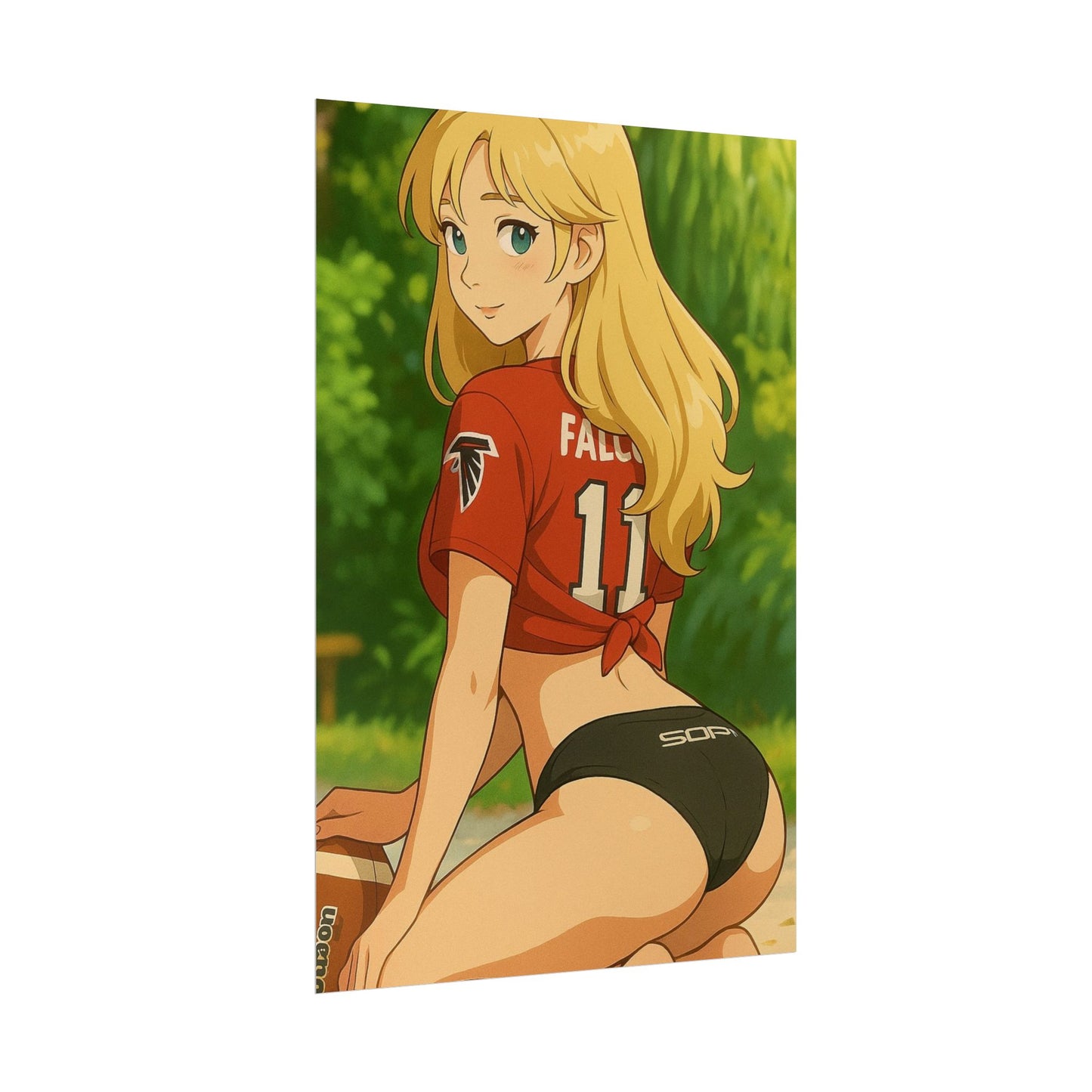 Loco Fits Anime Girls 'Falcons Girl Swimsuit 1' Poster