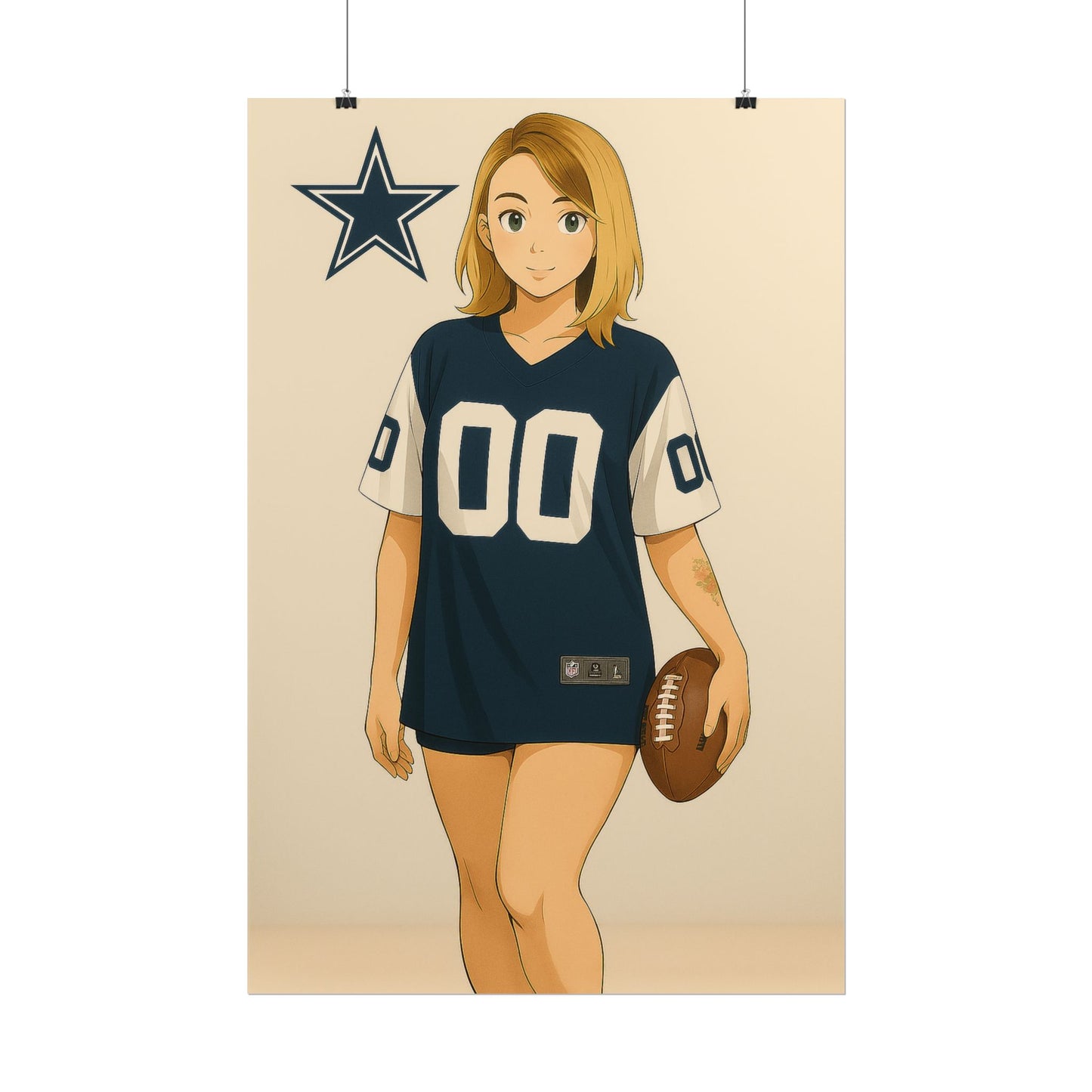 Loco Fits Anime Girls 'Cowboys Girl 1' Poster