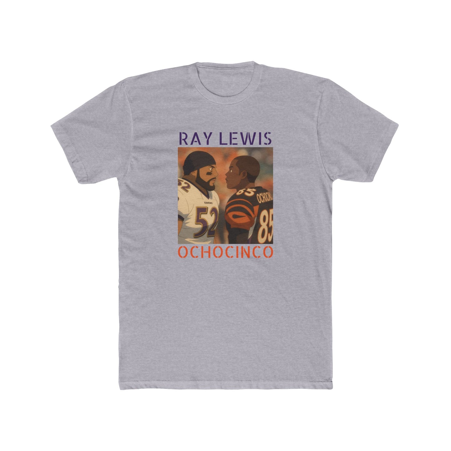 Anime Football 'Ray Lewis X Ochocinco' Rivals Cotton Crew Tee