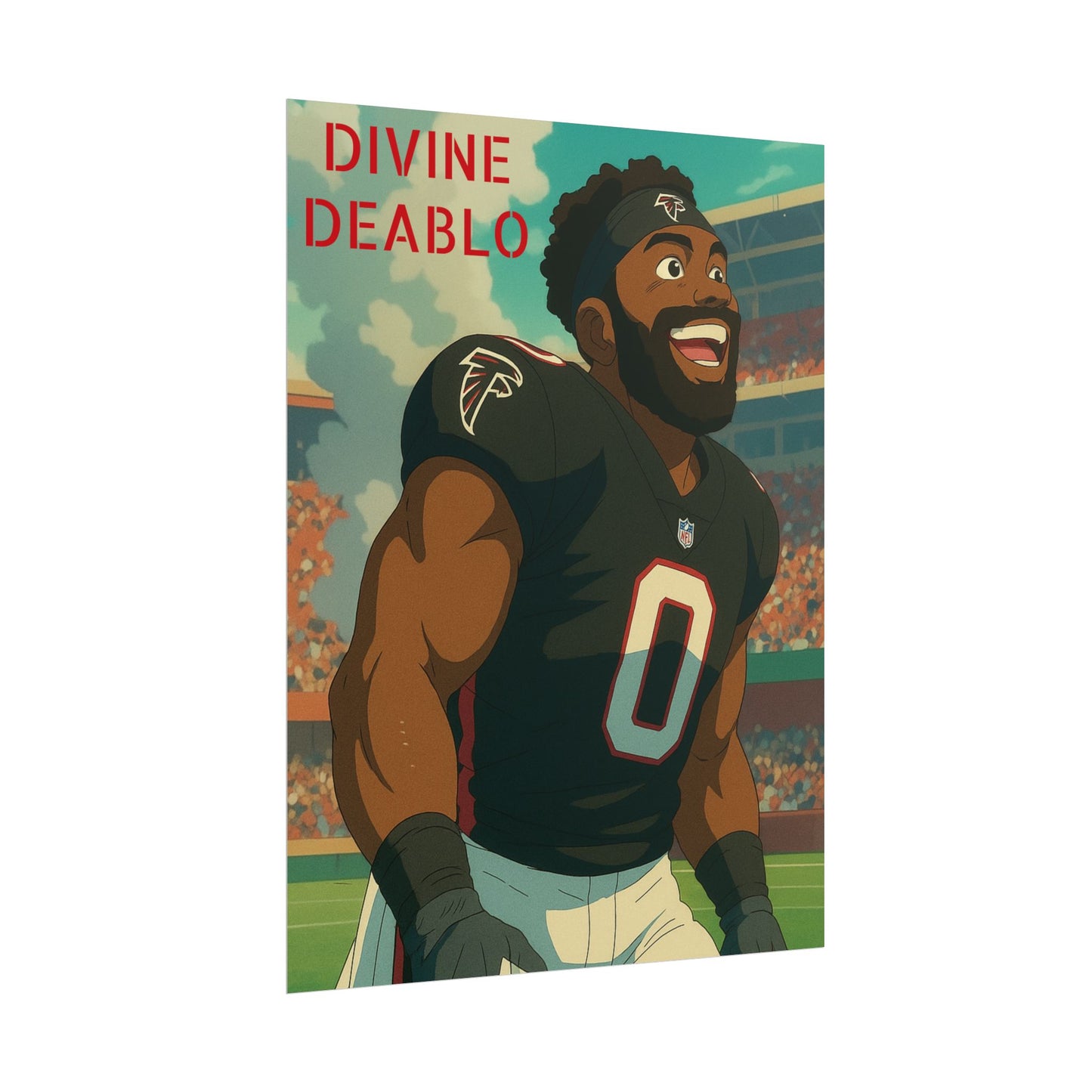 Loco Fits Anime Football 'Divine Deablo' Poster