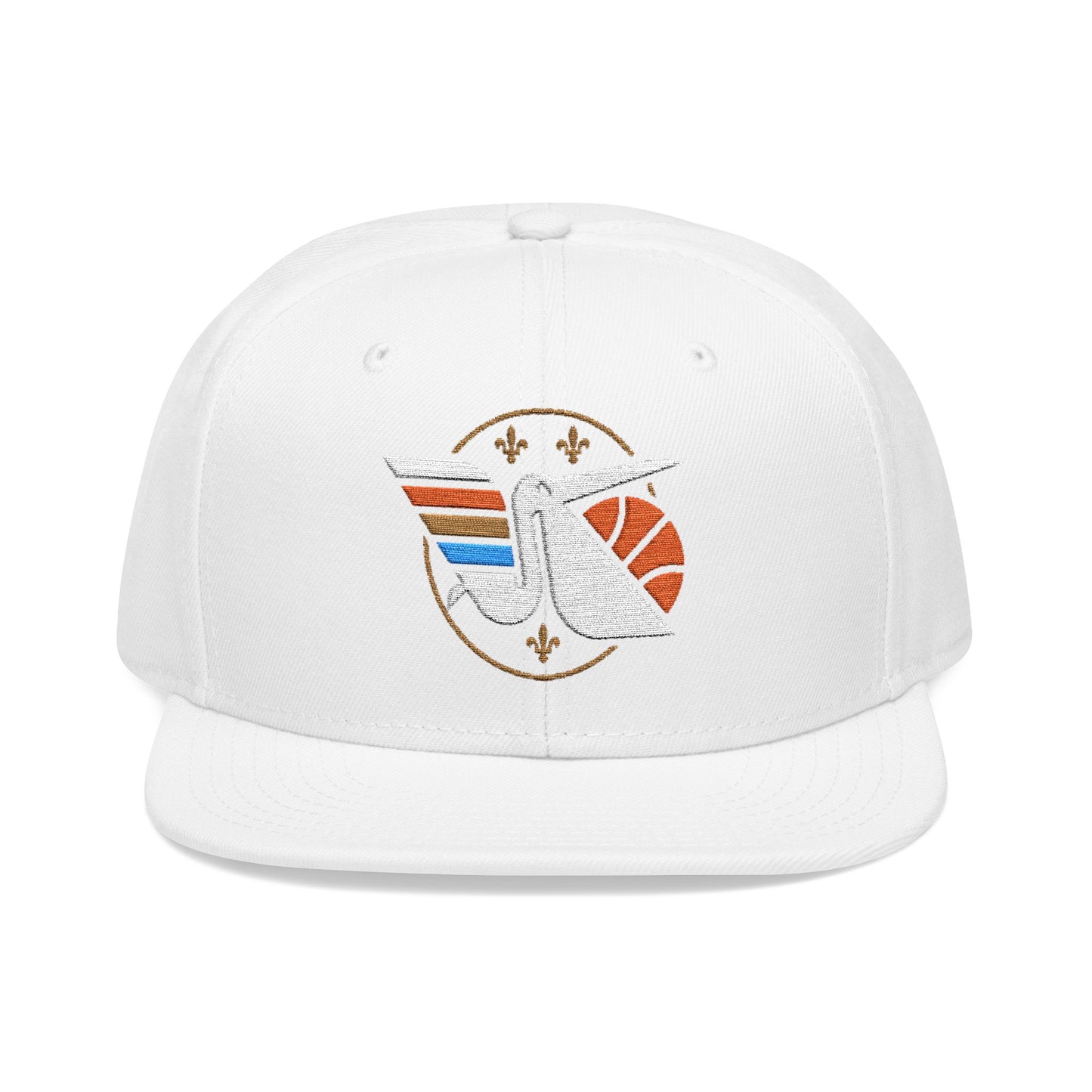 Loco Fits "NBA New Orleans Pelicans Silhouette Bird Concept Logo" Snapback (Embroidery)