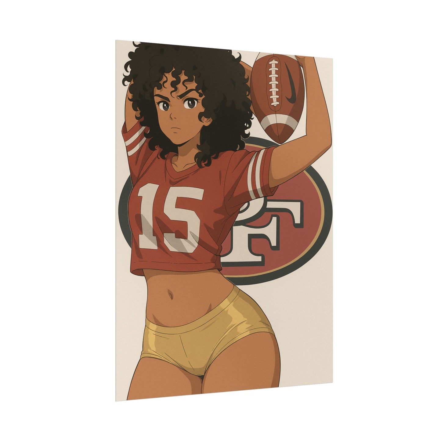 Loco Fits Anime Girls '49ers Girls 1' Poster