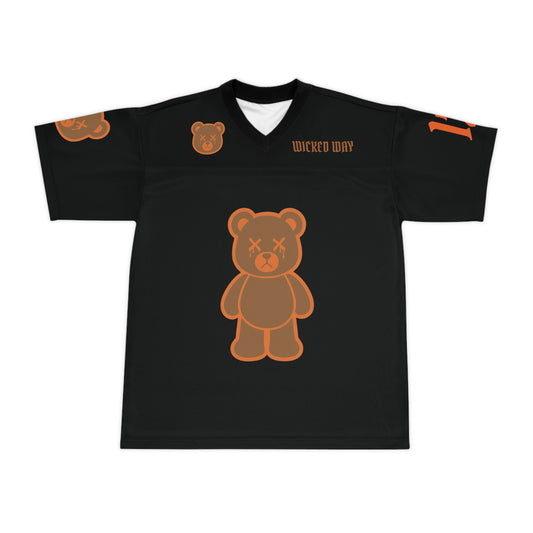 "Wicked Way" #12 Sanders Deady Bears Football Jersey