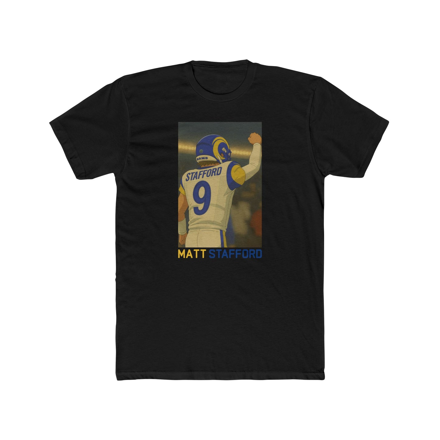 Anime Football 'Matt Stafford' Cotton Crew Tee
