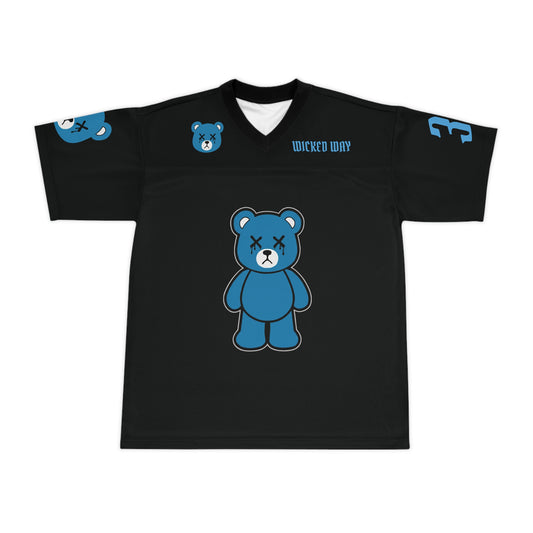 "Wicked Way" #30 Hubbard Deady Bears Football Jersey