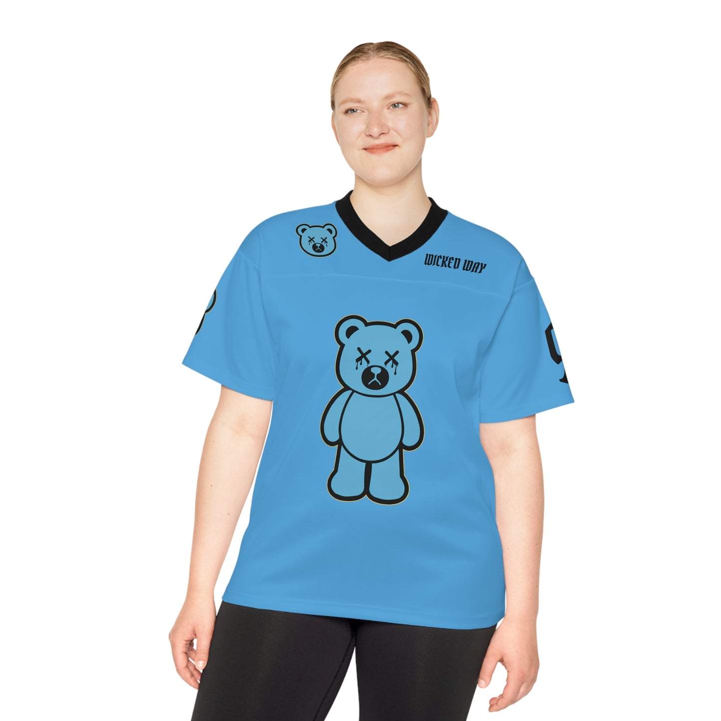 "Wicked Way" #95 Brown Deady Bears Football Jersey