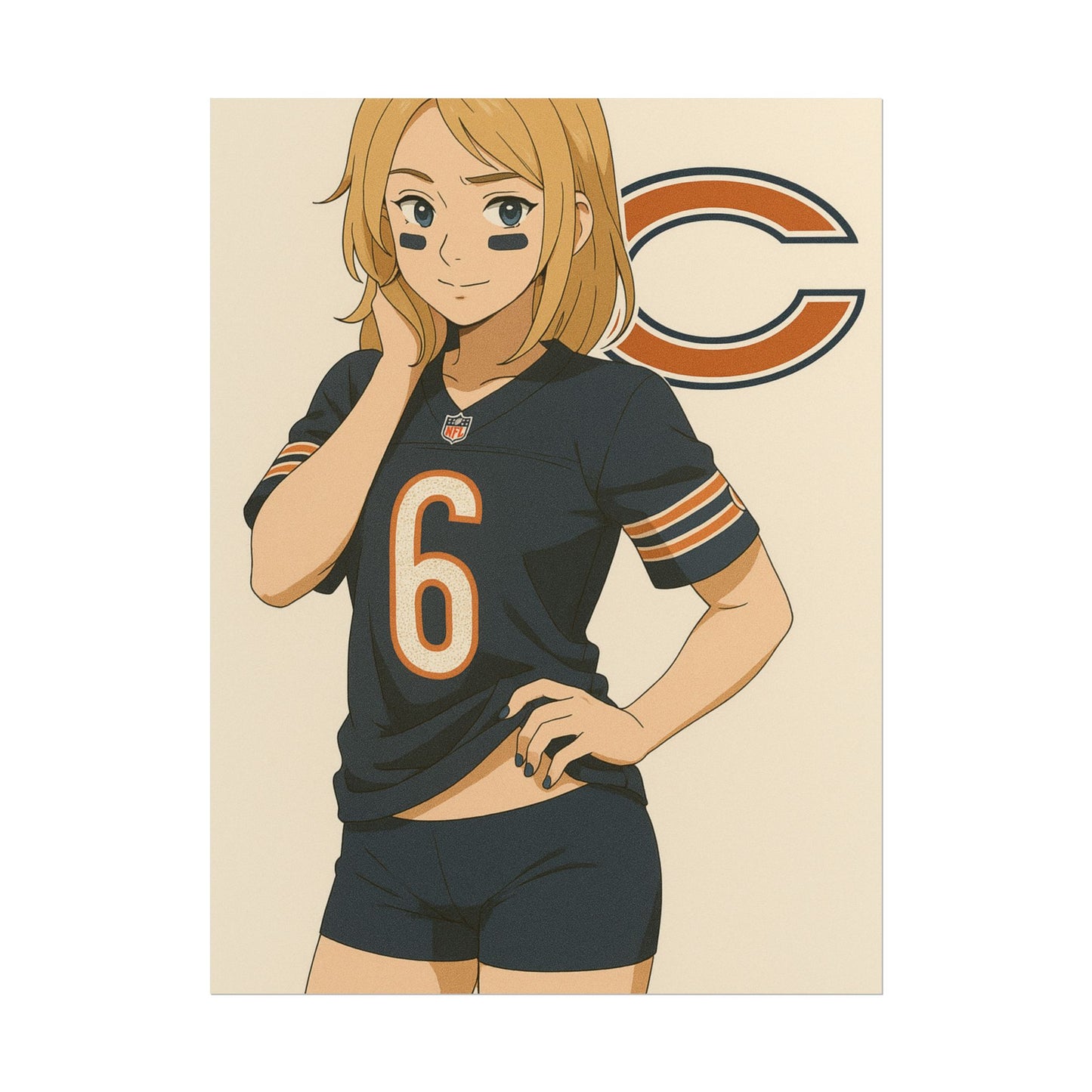 Loco Fits Anime Girls 'Bears Girl 4' Poster