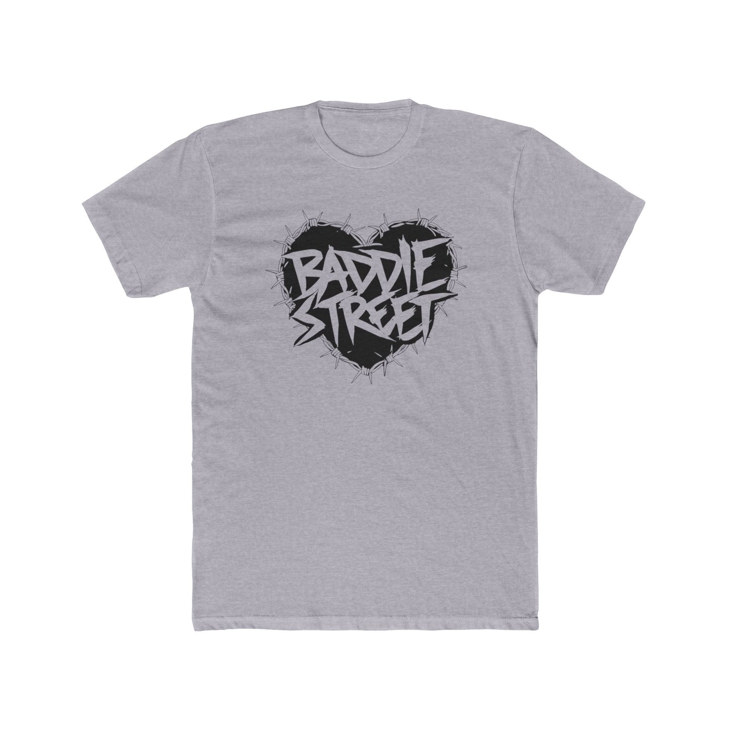 "Baddie Street" Barbed Wire Heart Logo Graphic Tee