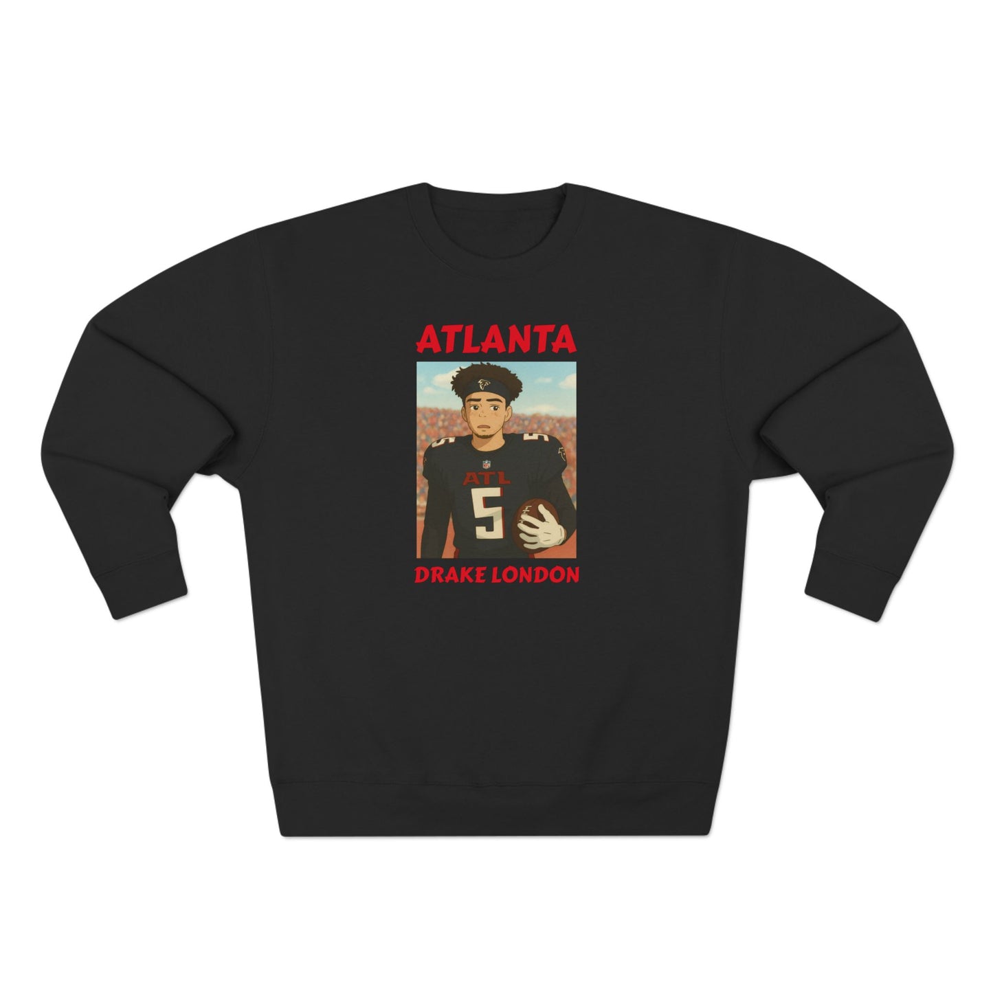 Anime Football 'Atlanta Drake London' Crewneck Sweatshirt