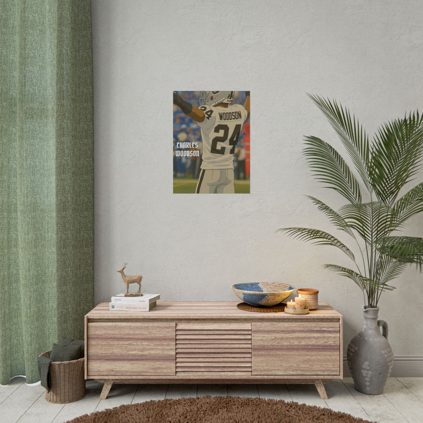 Loco Fits Anime Football 'Charles Woodson' Poster