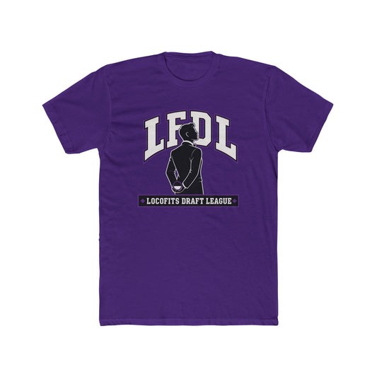 LocoFits Draft League BAL Portrait Silhouette Cotton Crew Tee