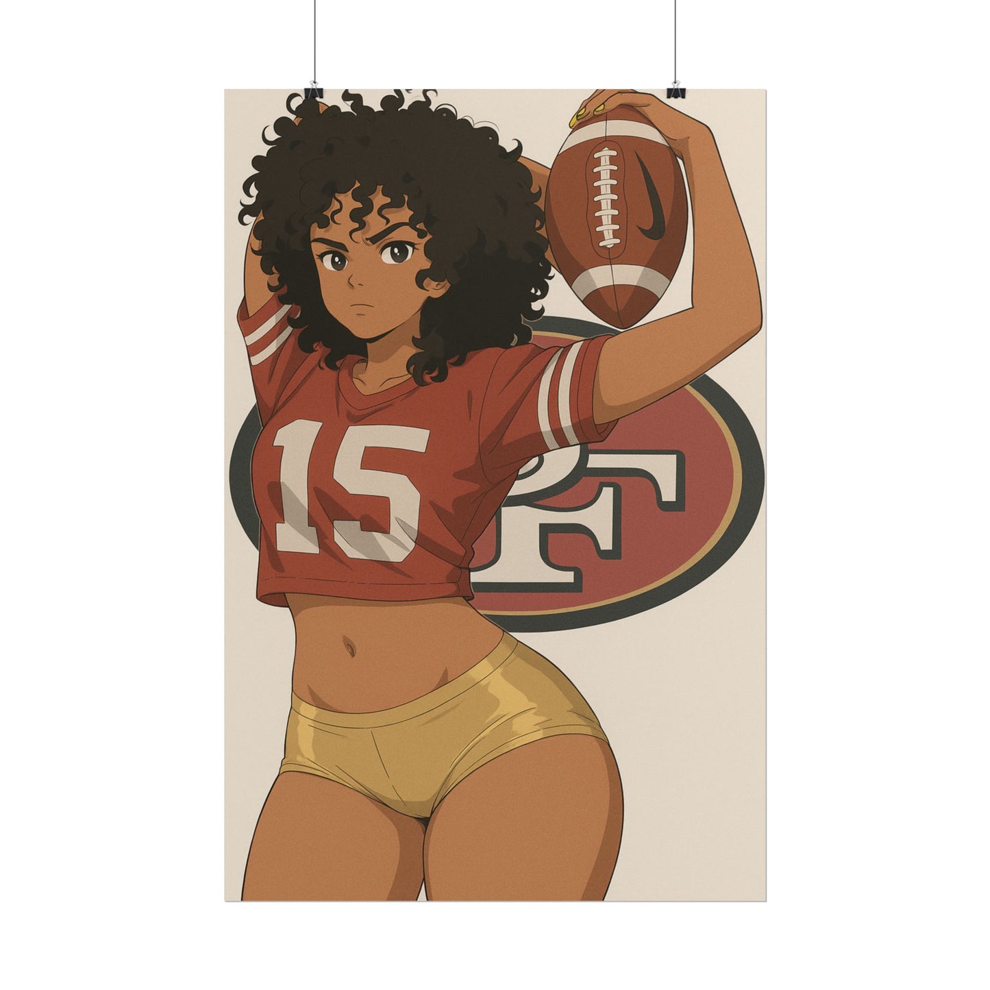 Loco Fits Anime Girls '49ers Girls 1' Poster
