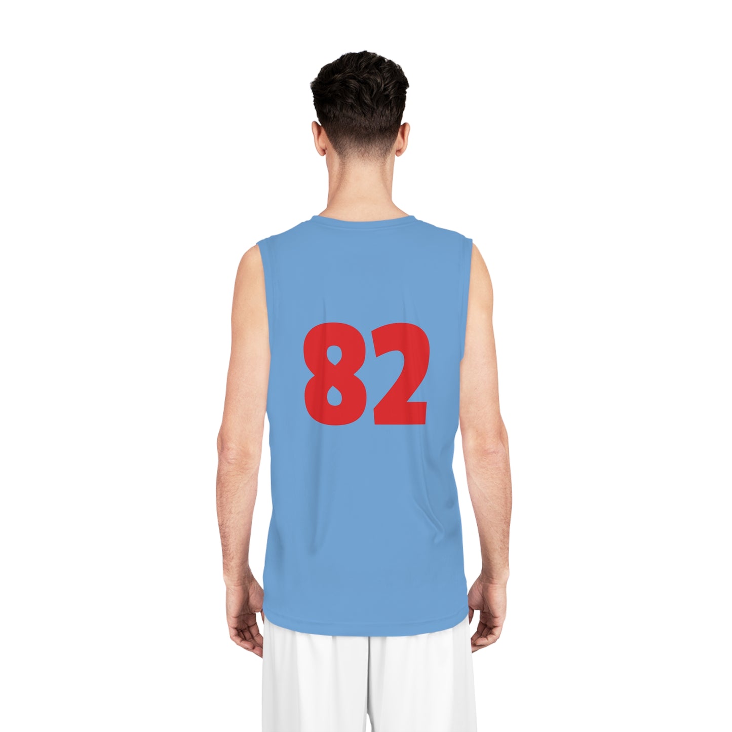 Powder Blue "Rebel Road" #82 Ole' Reliable Basketball Jersey