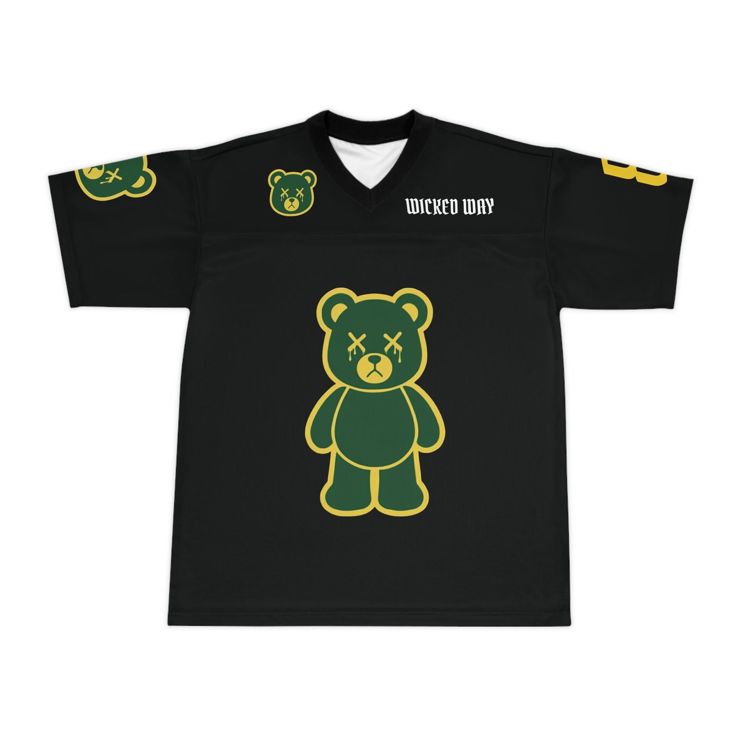 "Wicked Way" #8 Jacobs Deady Bears Football Jersey
