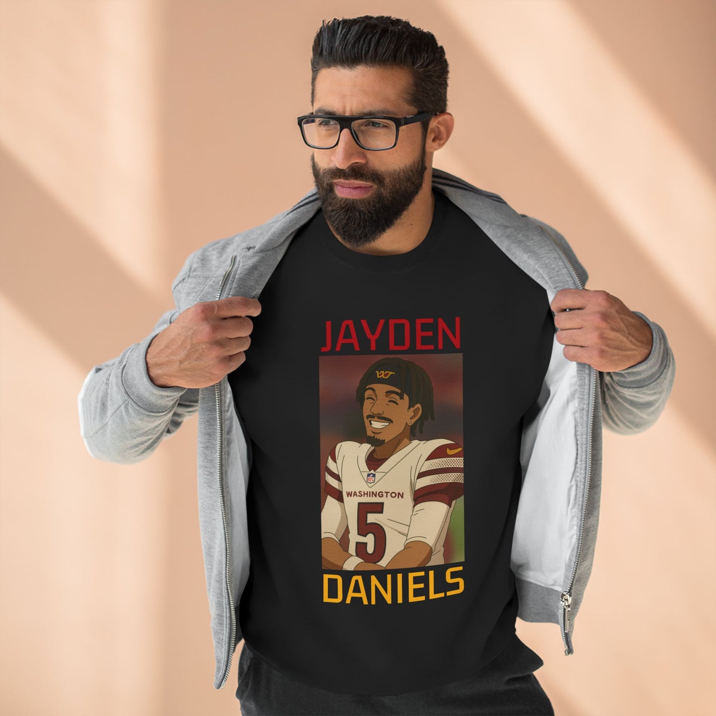 Anime Football 'Jayden Daniels' Crewneck Sweatshirt