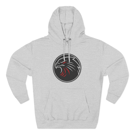 Loco Fits Dirty Birds Big Falcon Head Three-Panel Fleece Hoodie