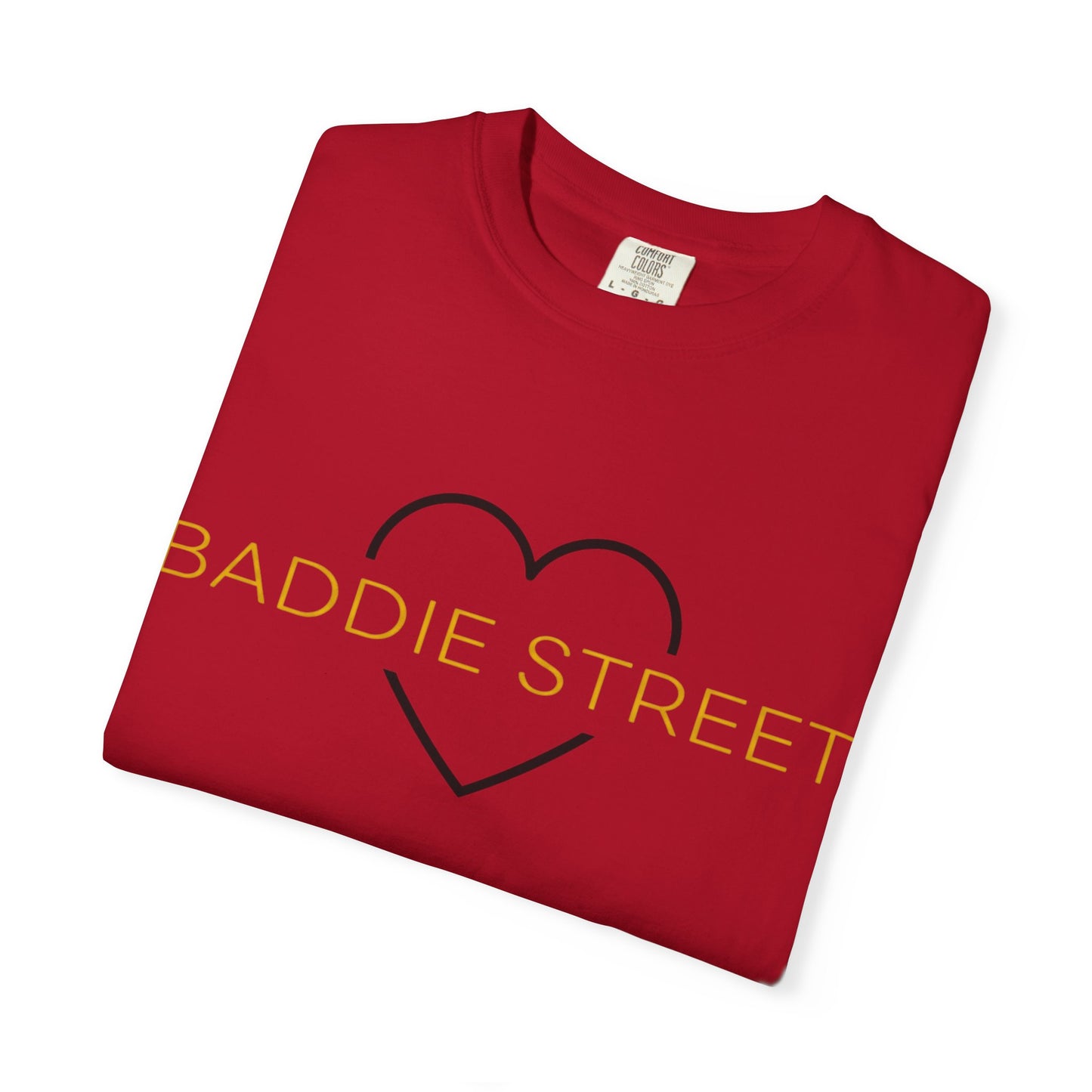 "Baddie Street" Classy Heart Gold Multi Color Option T-Shirt
