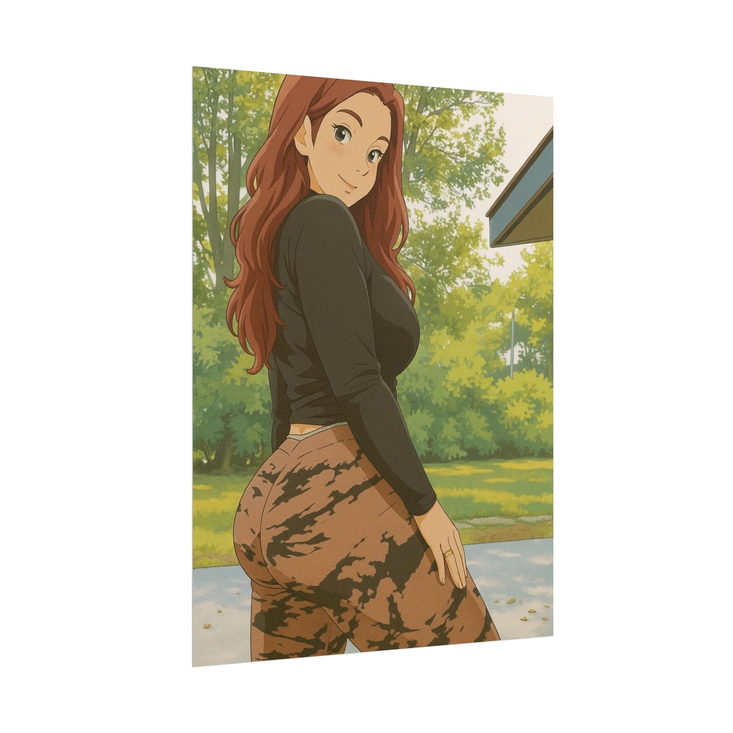 Loco Fits Anime Girls 'Let's Go For A Run' Poster