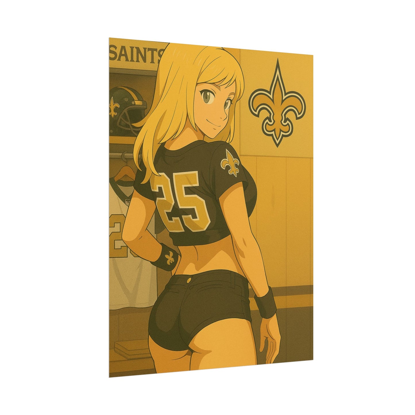 Loco Fits Anime Girls 'Saints Girl Locker Room 1' Poster