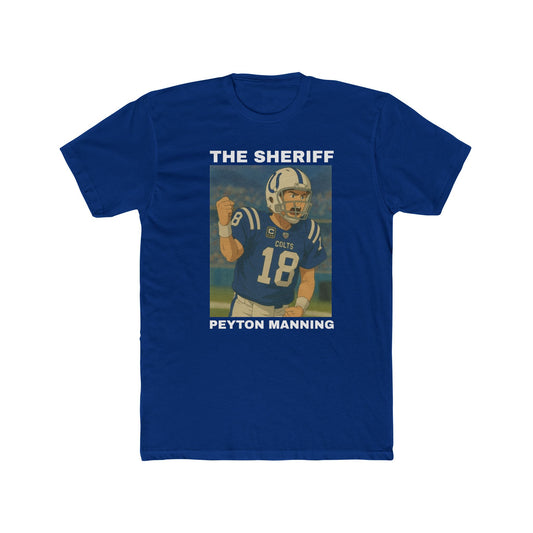 Anime Football 'The Sheriff Peyton Manning' Cotton Crew Tee