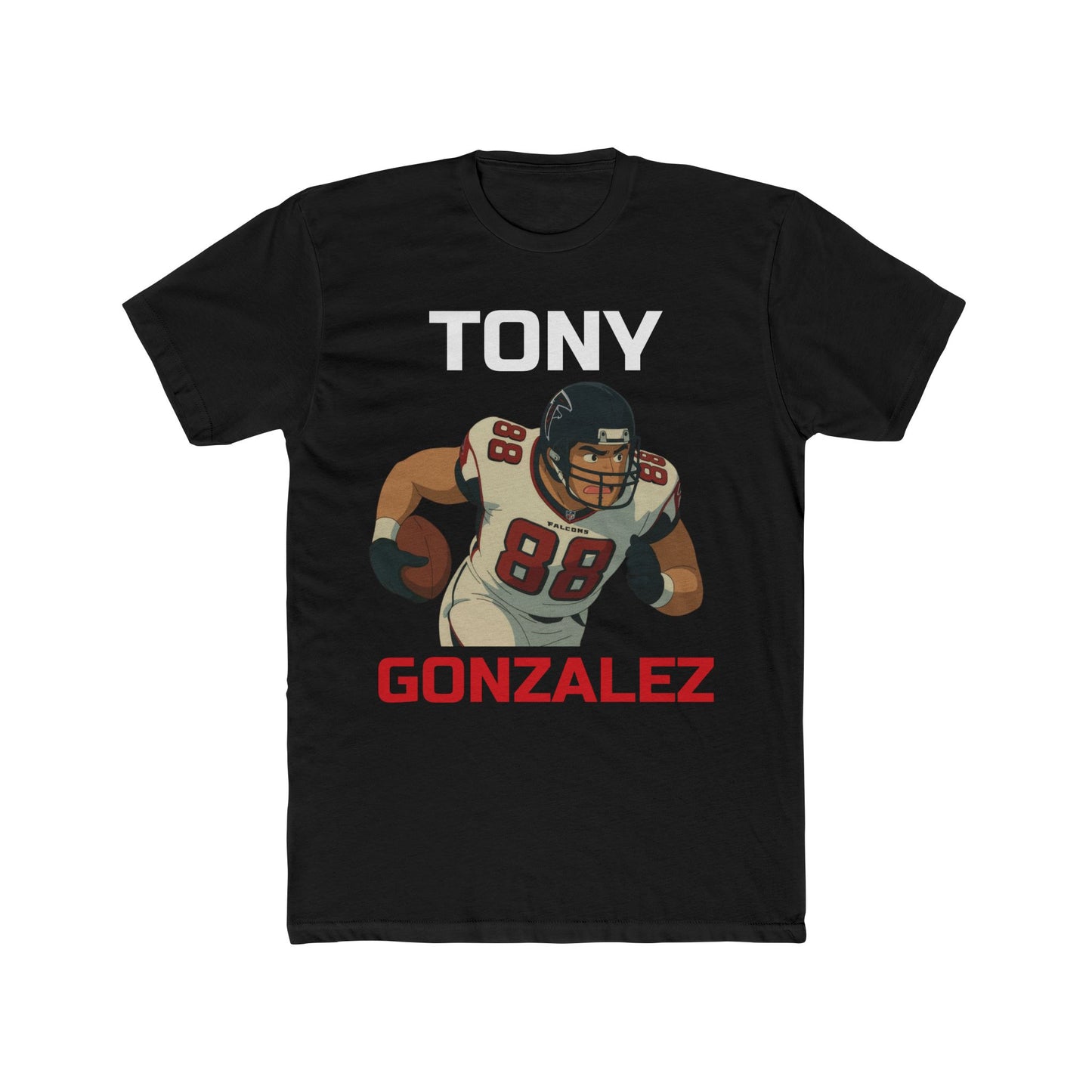 Anime Football 'Tony Gonzalez' Cotton Crew Tee