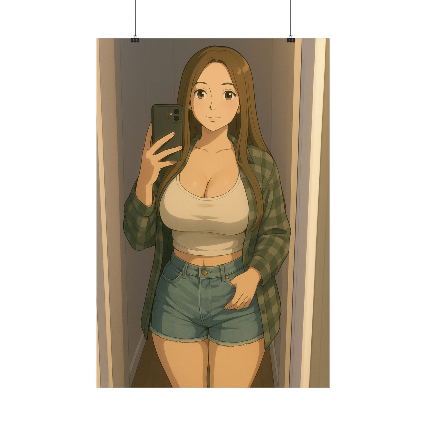 Loco Fits Anime Girls 'Gurnge Selfie' Poster