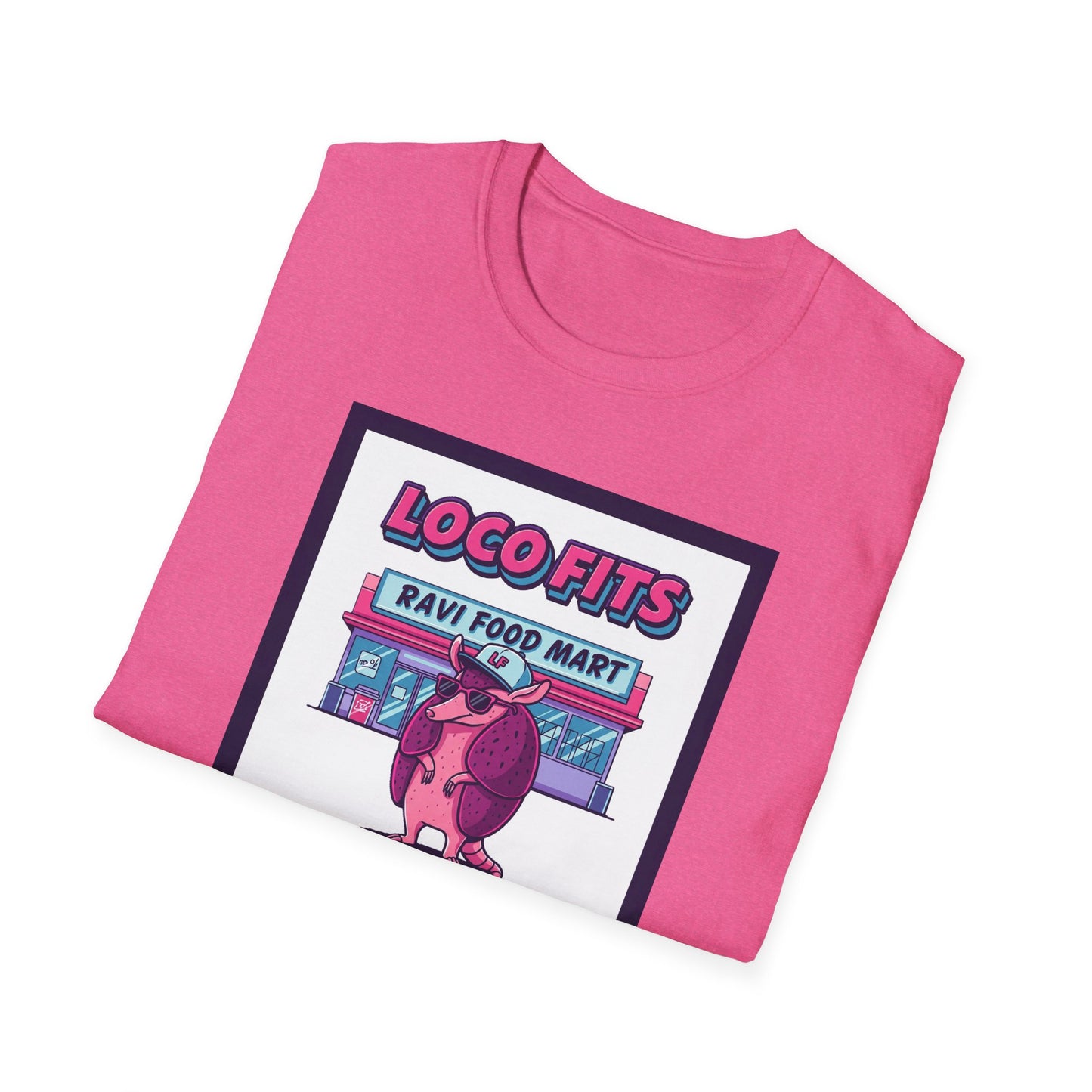 Loco Fits Ravi Food Mart Armadillo Graphic Tshirt
